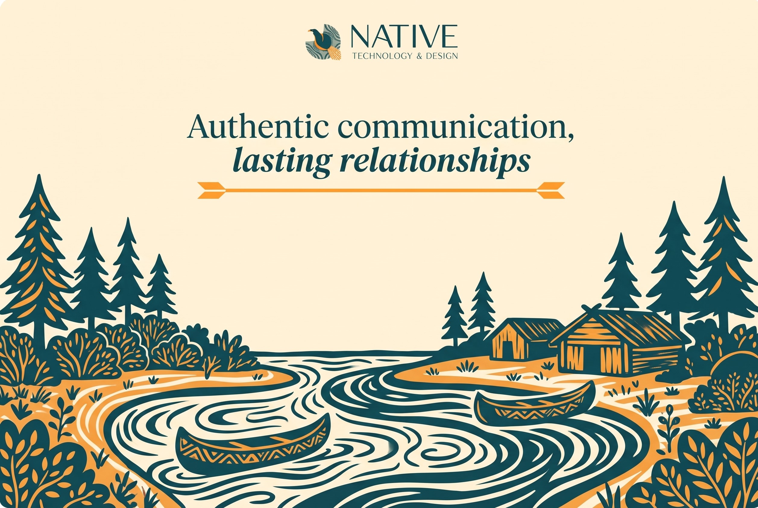 Authentic communication native td